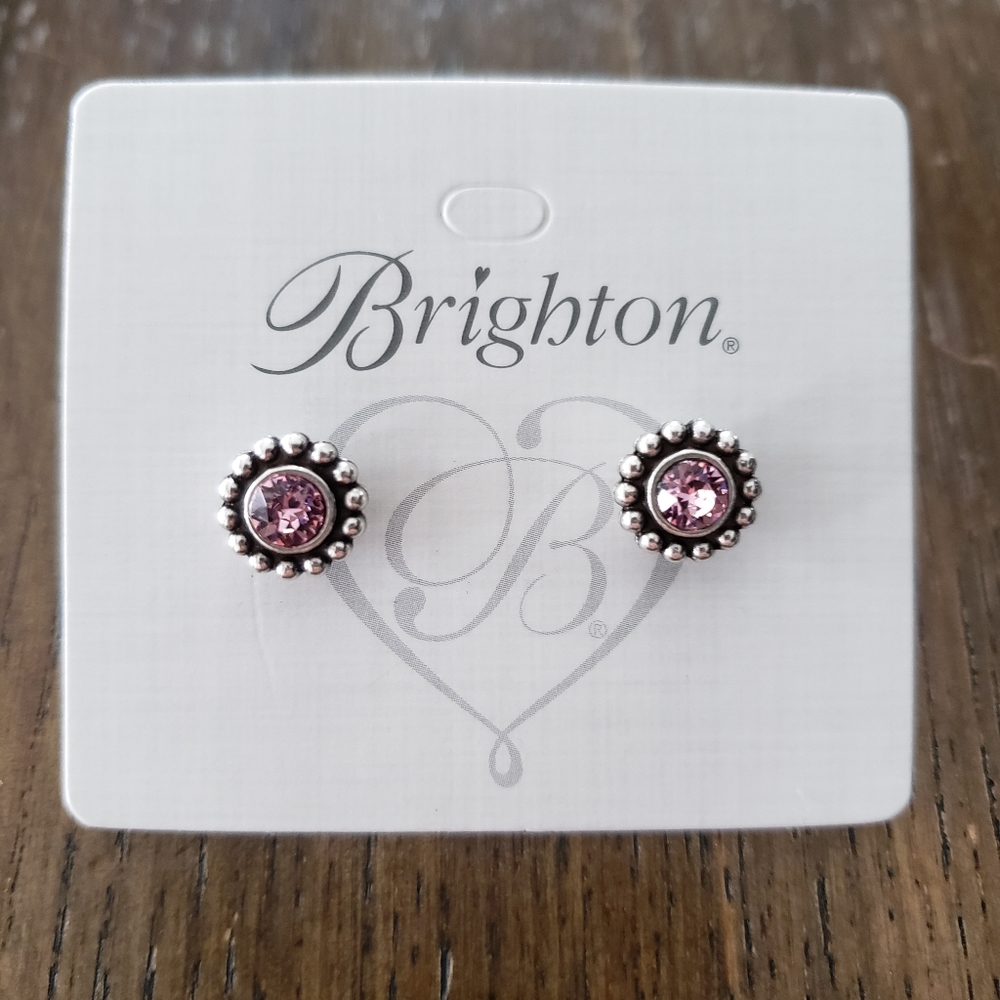 Brighton Rose Stud Earrings